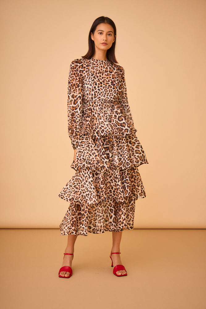 Chelsea Dress in Leopard