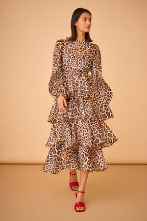 Chelsea Dress in Leopard