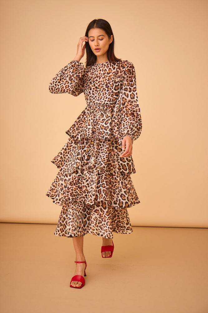 Chelsea Dress in Leopard