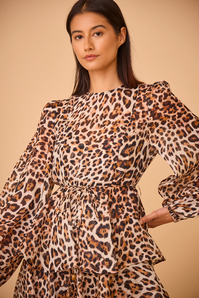 Chelsea Dress in Leopard