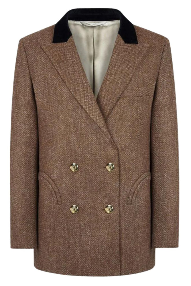 Aquijo Everynight Blazer in Camel