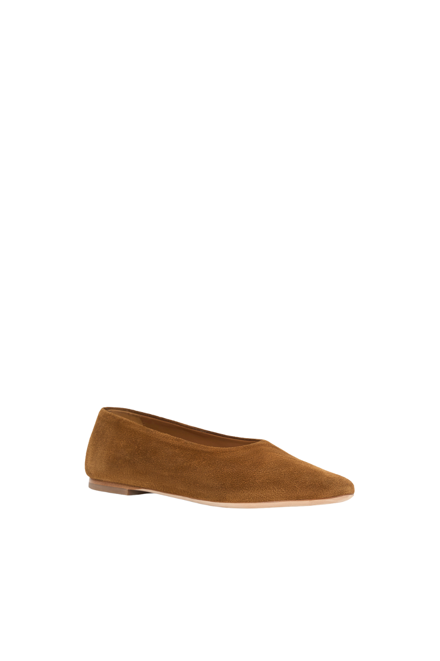 Alba Ballet Flat in Tan
