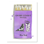 Crosby Street Hotel Matchbook W/C Print-