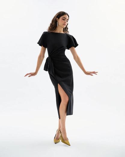 Emeline Dress in Noir