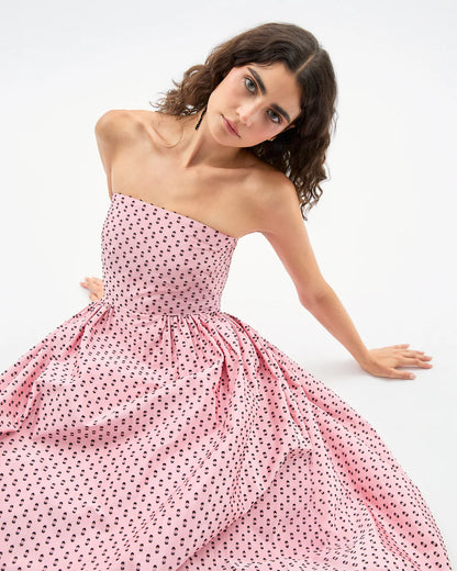 Audrey Gown in Rose Quartz/Nori Multi