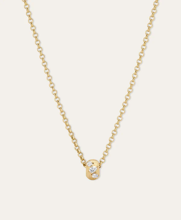 Diamond Pear Cluster Big Bead Lab Grown