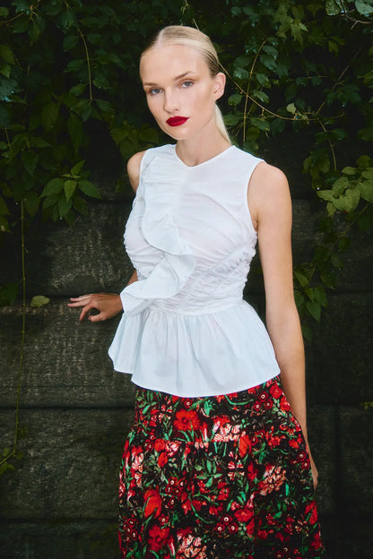 Remy Skirt in Holiday Floral