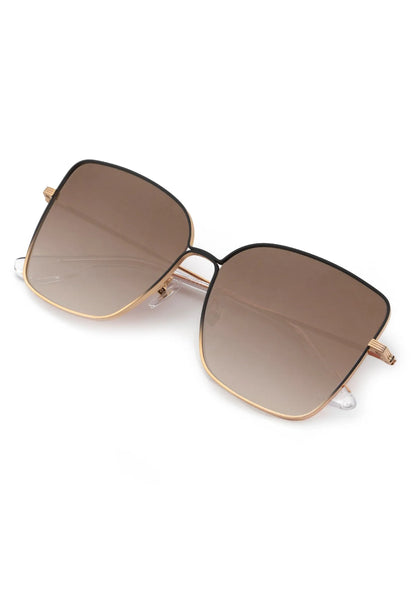 Dolly in Matte Black Fade + 24K + Crystal Mirrored