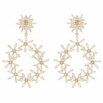 Dottie Lux Earrings in Gold/Clear