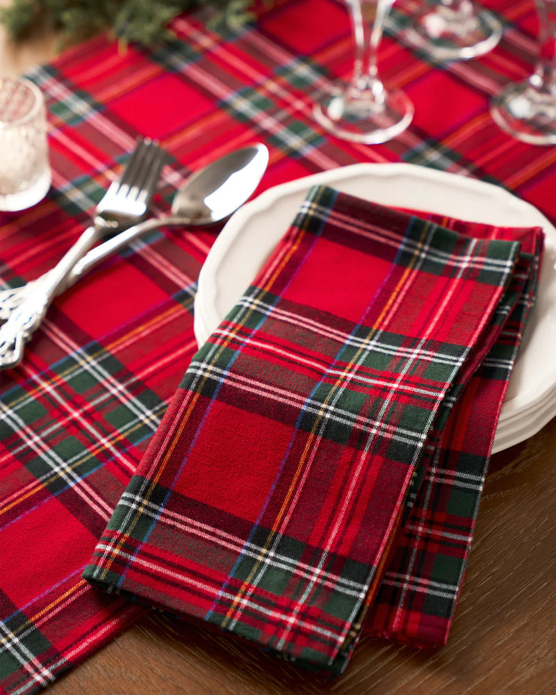 
            
                Load image into Gallery viewer, Signature Imperial Tartan Napkin (set of 4)
            
        