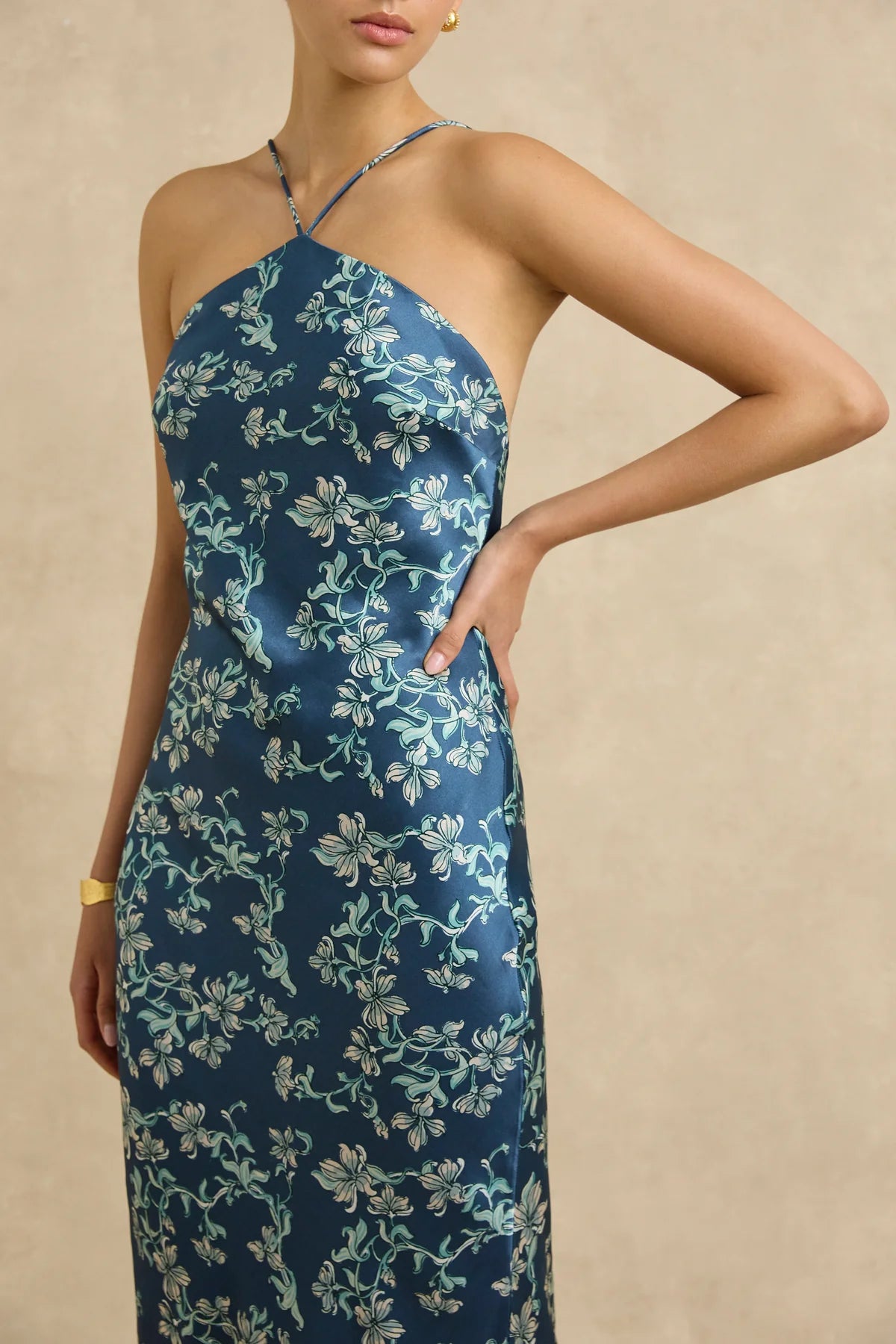 Elisa Dress in Jasmine Blue