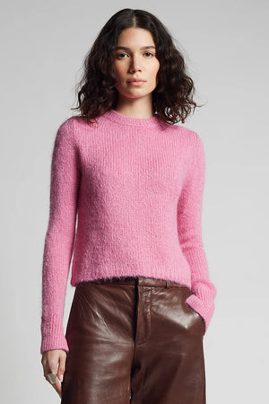 Ava Sweater in Taffy Pink