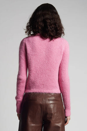 Ava Sweater in Taffy Pink