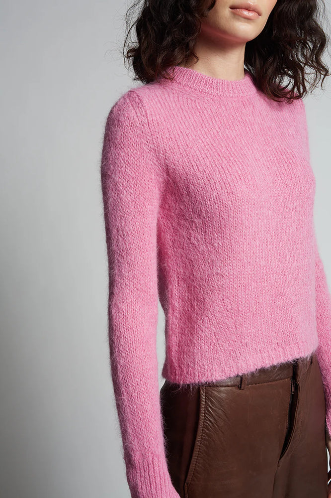 Ava Sweater in Taffy Pink