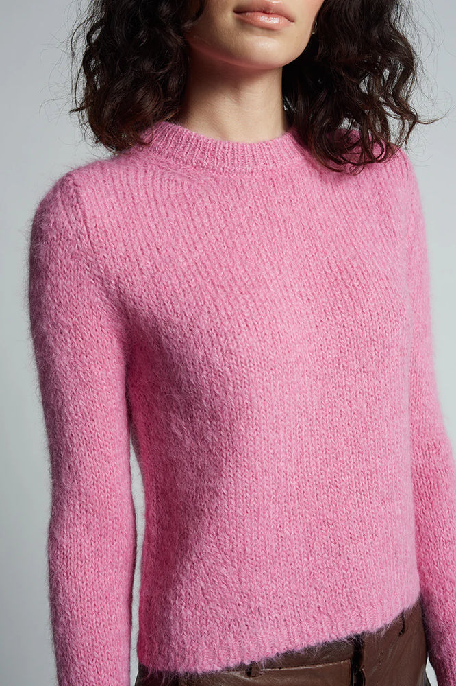 Ava Sweater in Taffy Pink