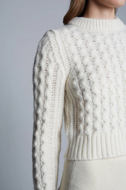 Amara Sweater in Ivory