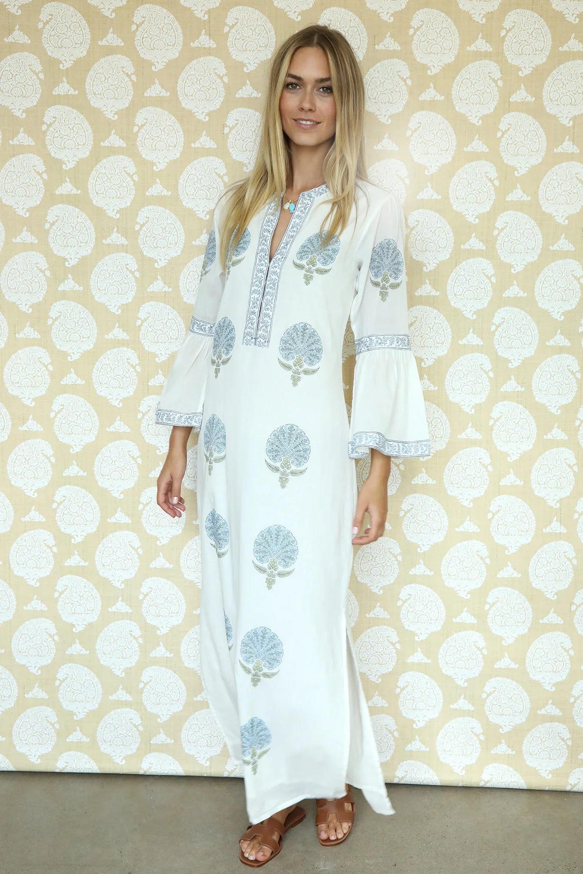 Eucalyptus Medallion Kaftan