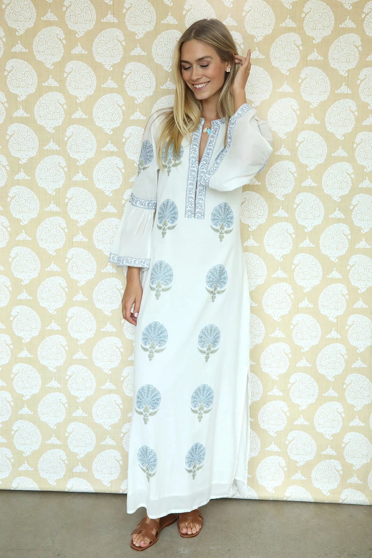 Eucalyptus Medallion Kaftan