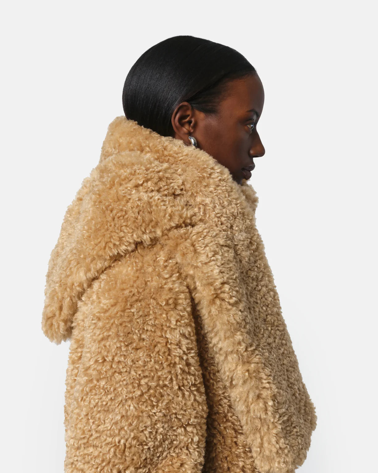 Kai Bouclette Scarf in Camel