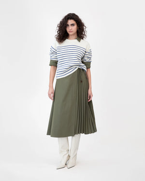 Fleur Sweater in Maritime Blue Stripe