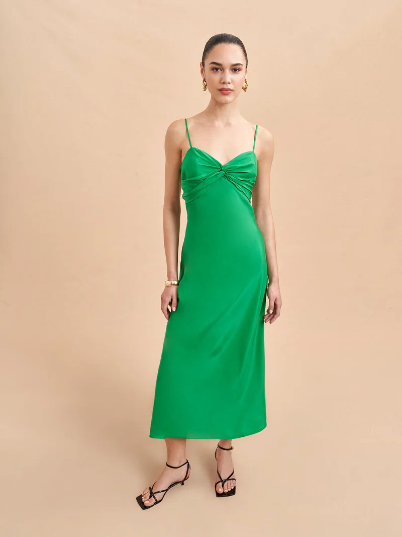 Gisele Dress in Fern