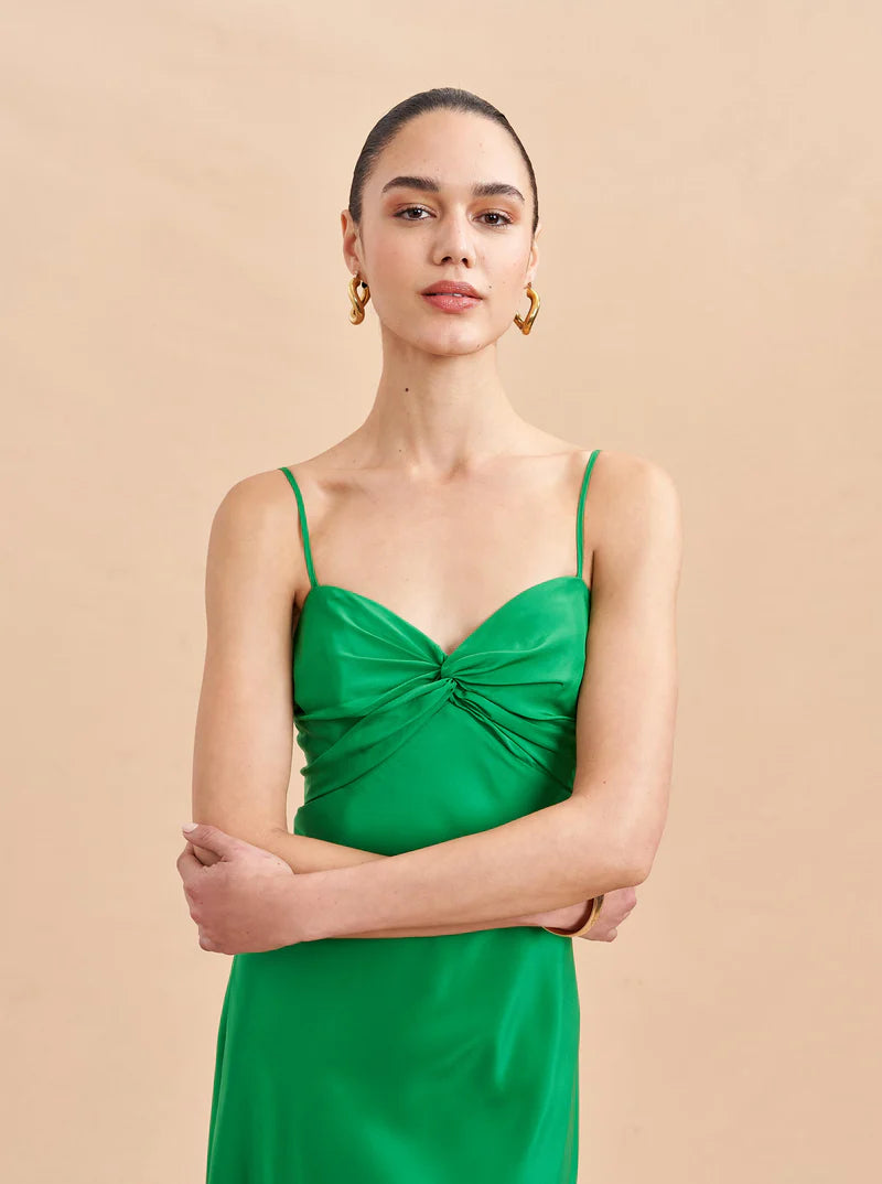 Gisele Dress in Fern