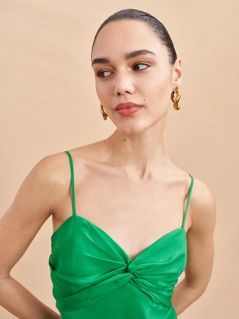 Gisele Dress in Fern