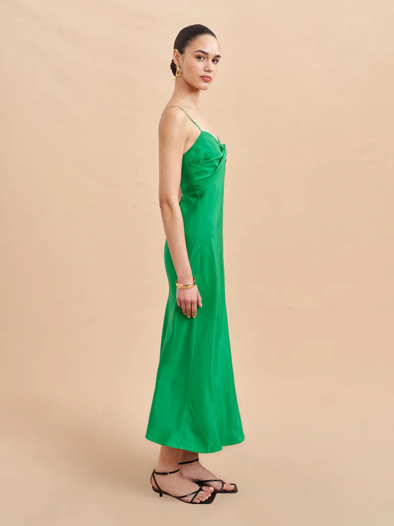 Gisele Dress in Fern
