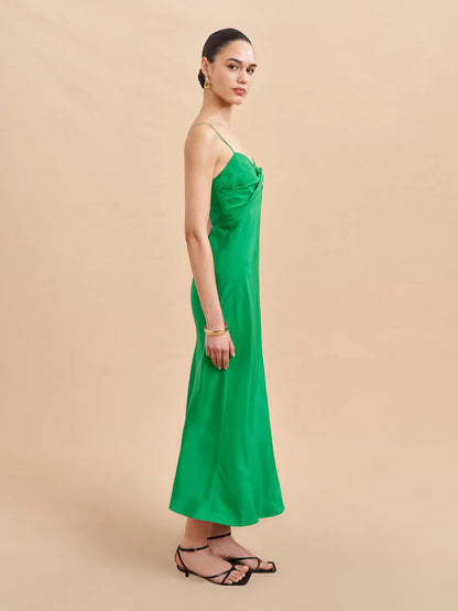 Gisele Dress in Fern