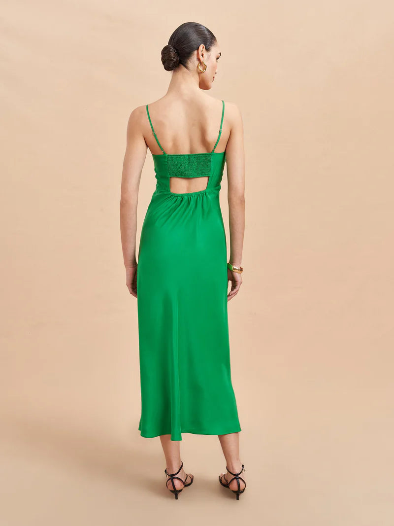 Gisele Dress in Fern