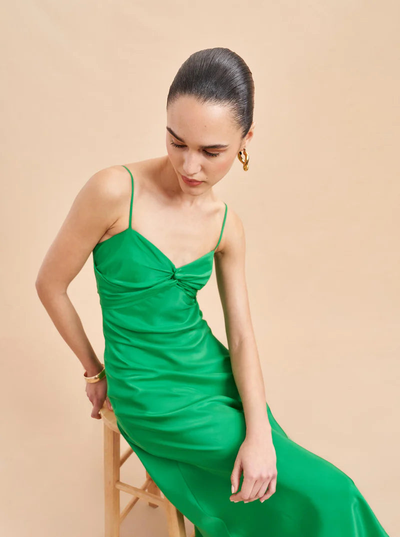 Gisele Dress in Fern