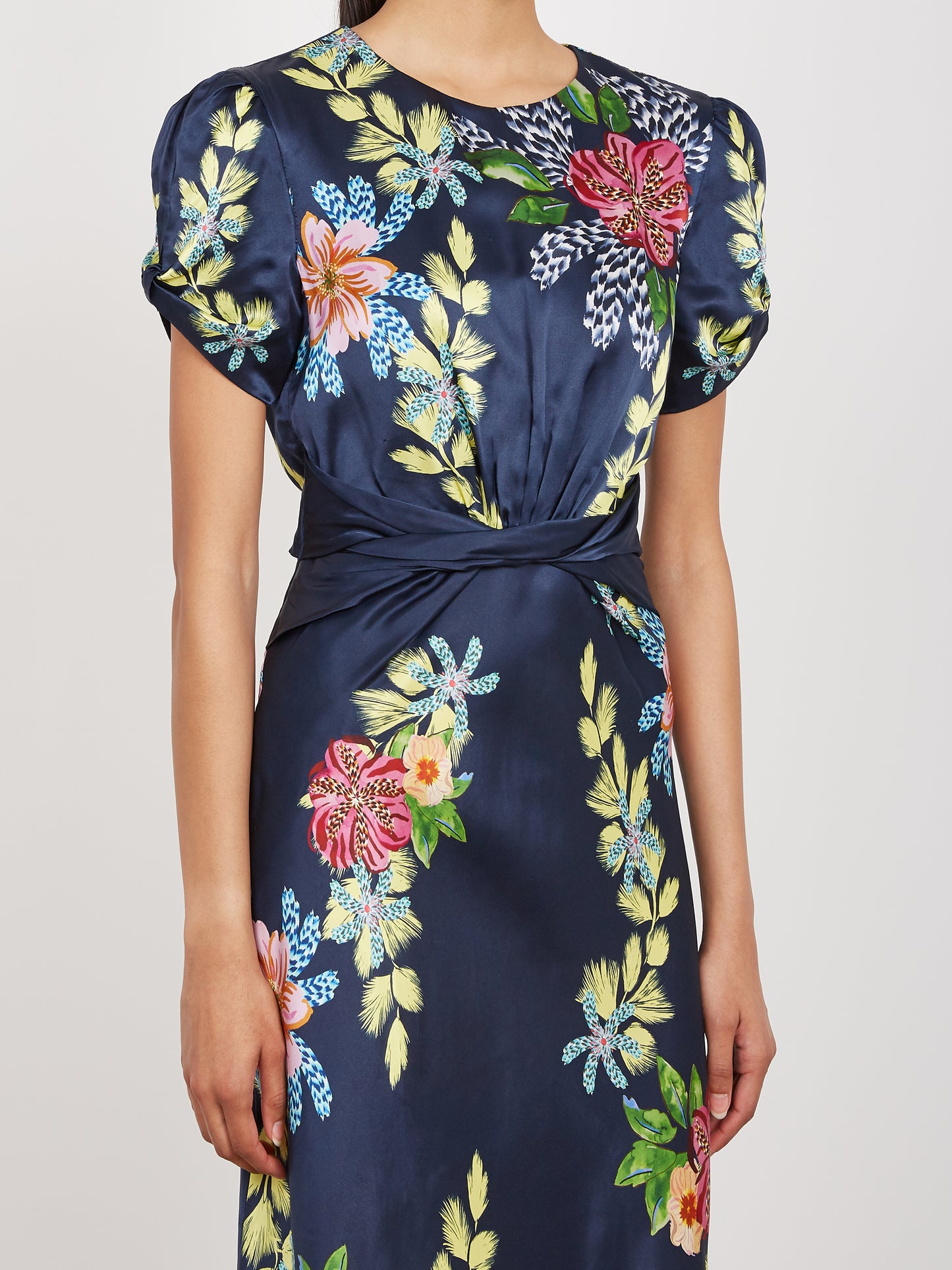 Gwen-C Dress in Hosta Trellis