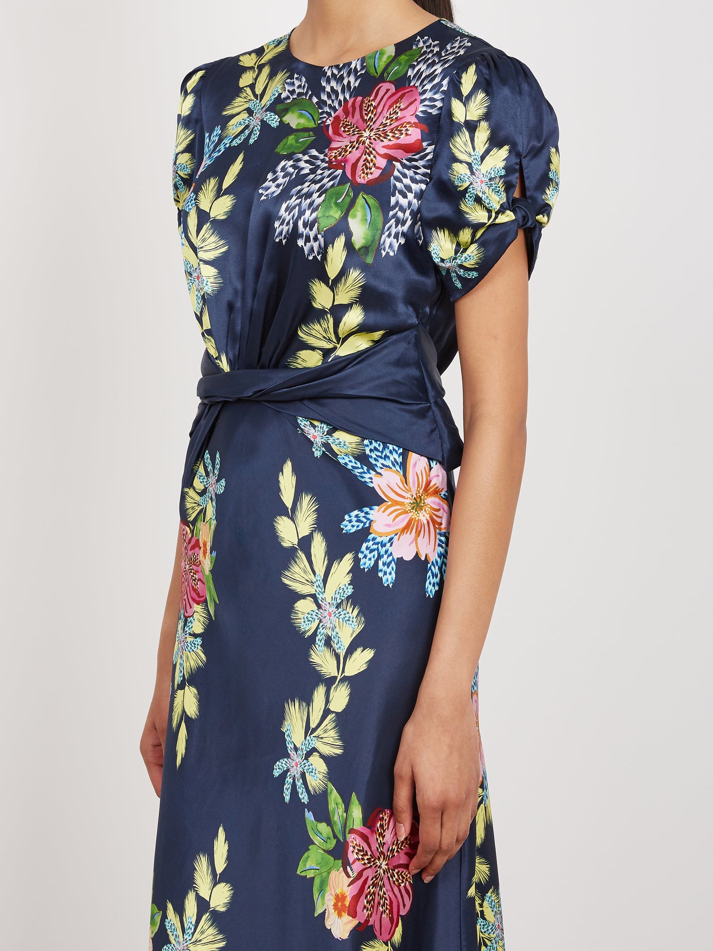 Gwen-C Dress in Hosta Trellis