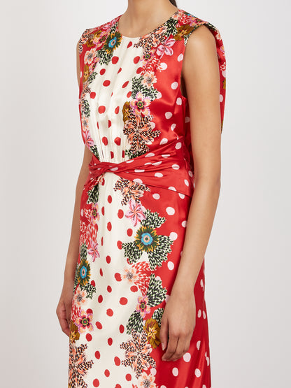 Gwen Dress in Plumeria Rouge