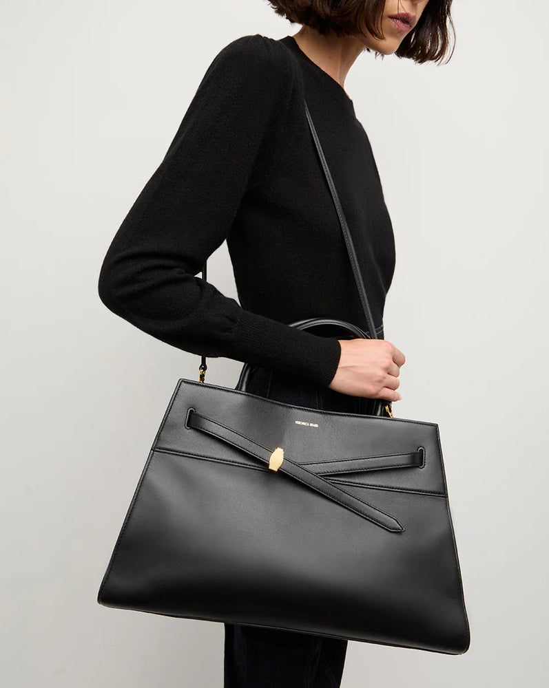 Large Veronica Beard Dash Bag in Black