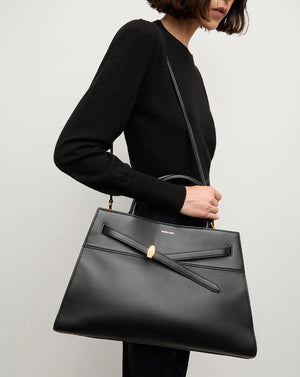 Large Veronica Beard Dash Bag in Black