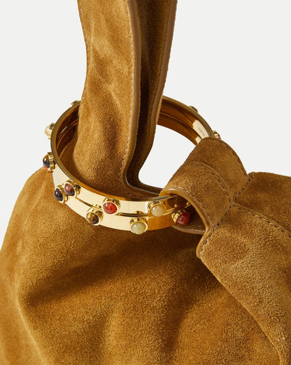 Veronica Beard Swing Clutch in Acorn