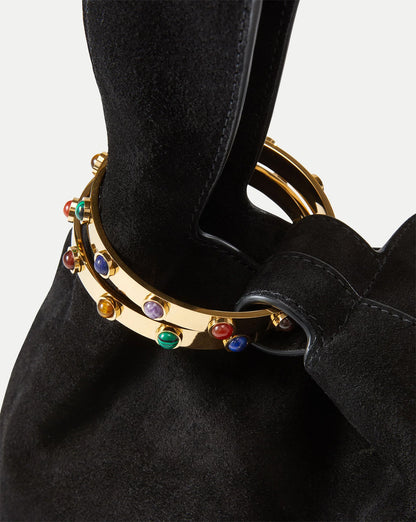 Veronica Beard Swing Clutch in Black