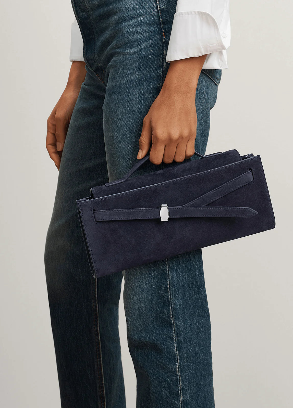 Veronica Beard Dash Clutch in Navy