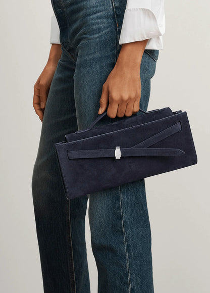 Veronica Beard Dash Clutch in Navy