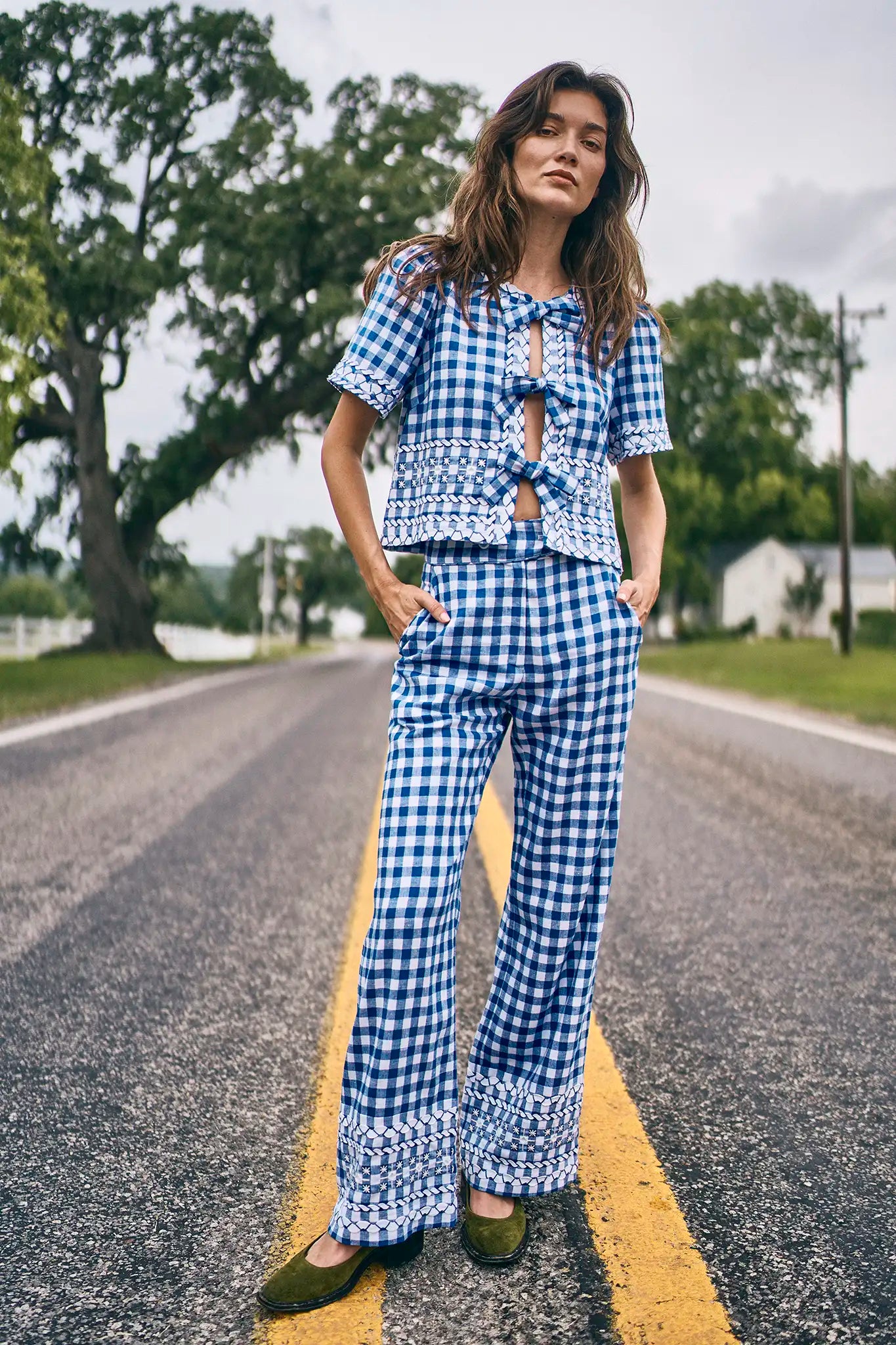 Juno Pant in Fall Picnic