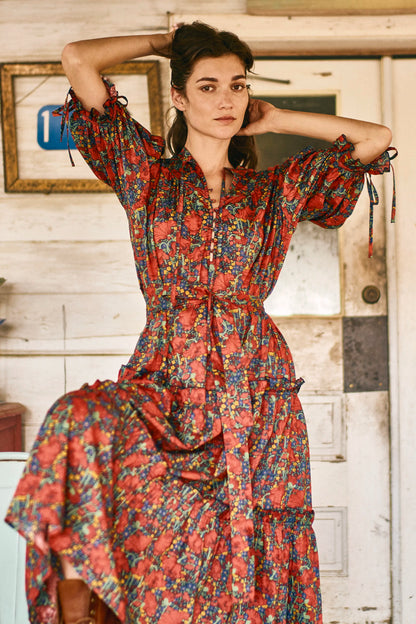 Holloway Dress in Clementina Daisy