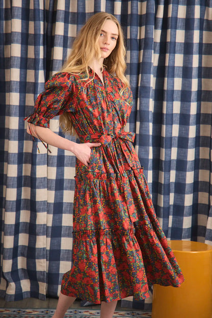 Holloway Dress in Clementina Daisy