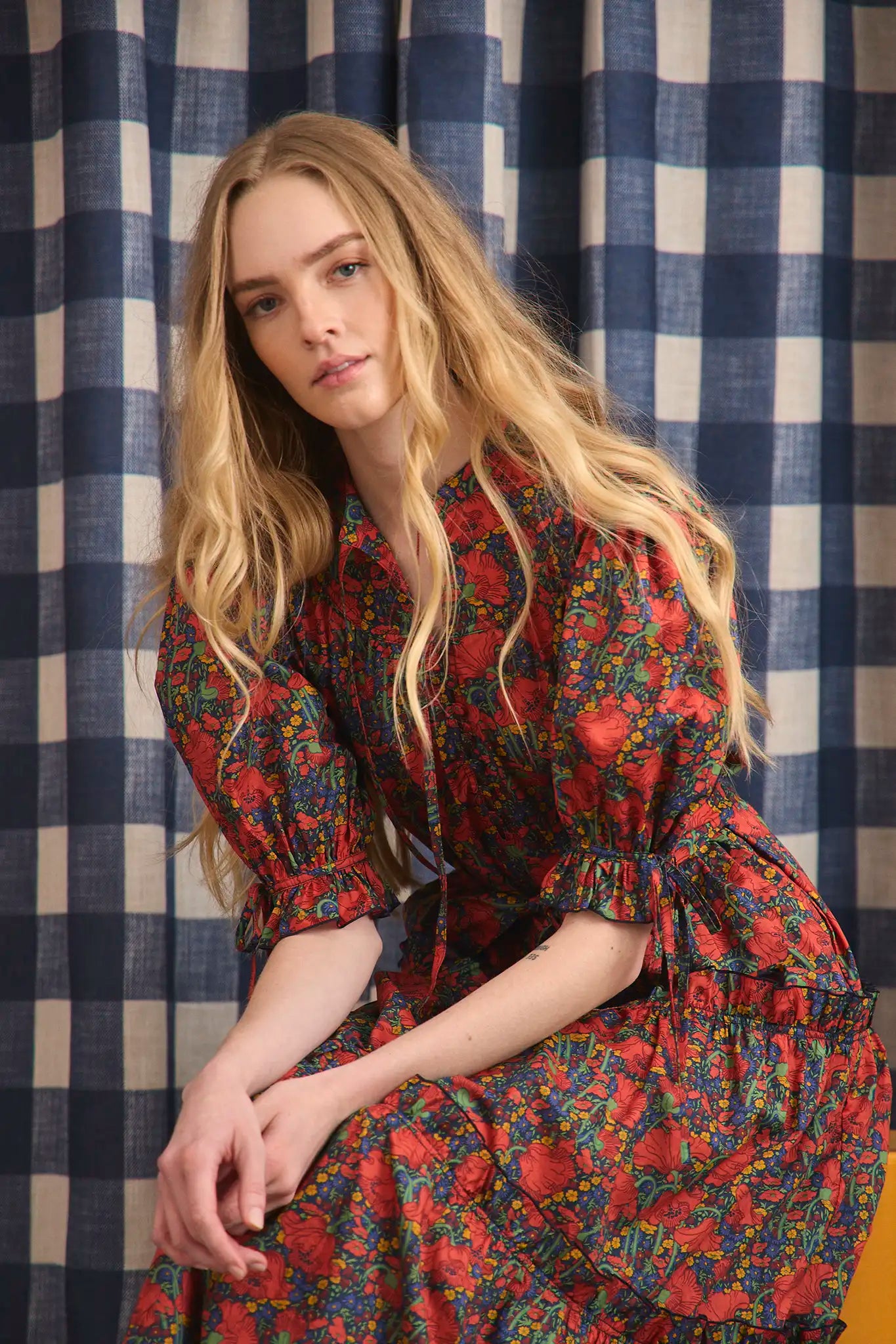 Holloway Dress in Clementina Daisy