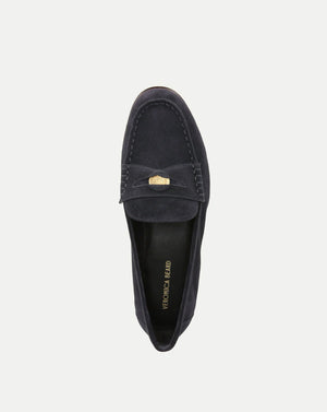 Penny Suede Loafer in Eclipse