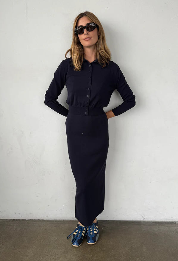 Palma Cardigan in Midnight