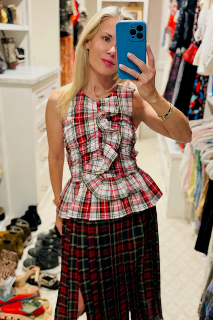 Doering Top in Carlyle Plaid