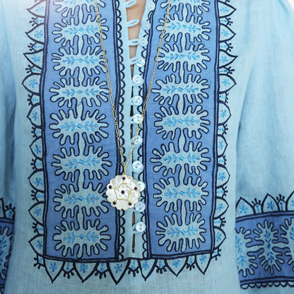 Isabel Pendant in Lapis