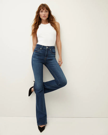 Beverly Skinny-Flare Jean in Bright Blue