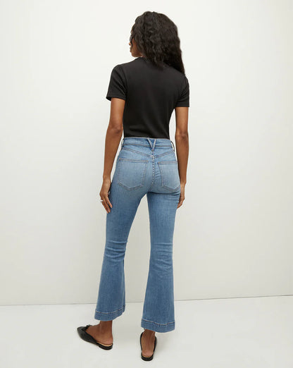 Pruitt Ribbed Tee in Black